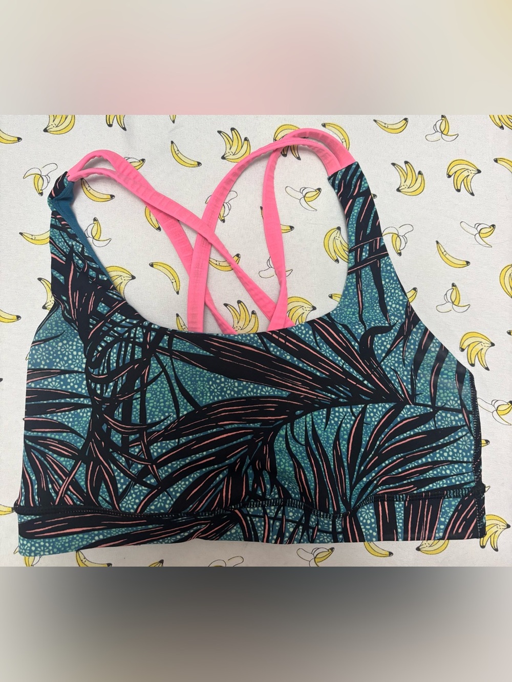 Lululemon Tropical Print Sports Bra